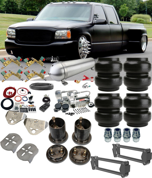Chevrolet C3500 1992-1999 4 Corner SMC Fast Valve Management Complete Kit SS-7