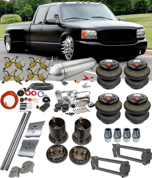 Chevrolet C3500 1988-1998 4 Corner SMC Fast Valve Management Complete Kit