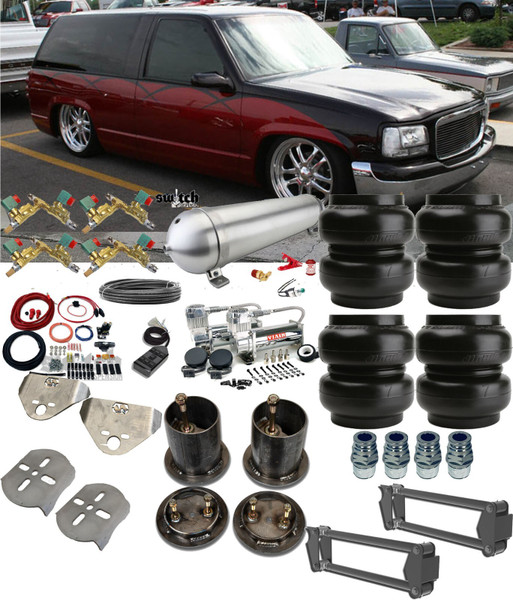 Chevrolet Tahoe 1992-1999 4 Corner SMC Fast Valve Management Complete Kit SS-7