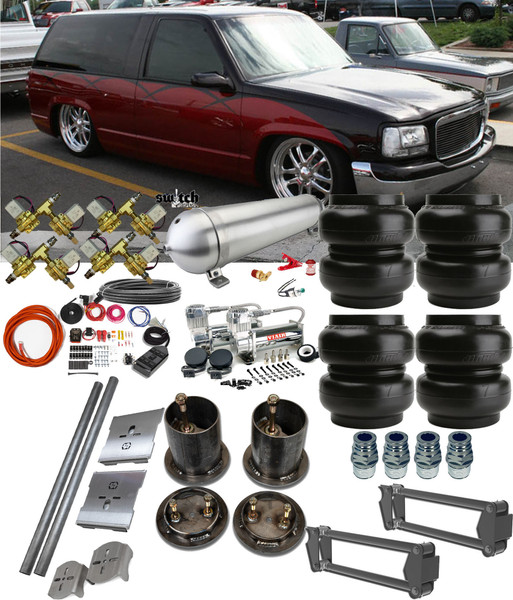 Chevrolet Tahoe 1992-1999 4 Corner SMC Fast Valve Management Complete Kit SS-7