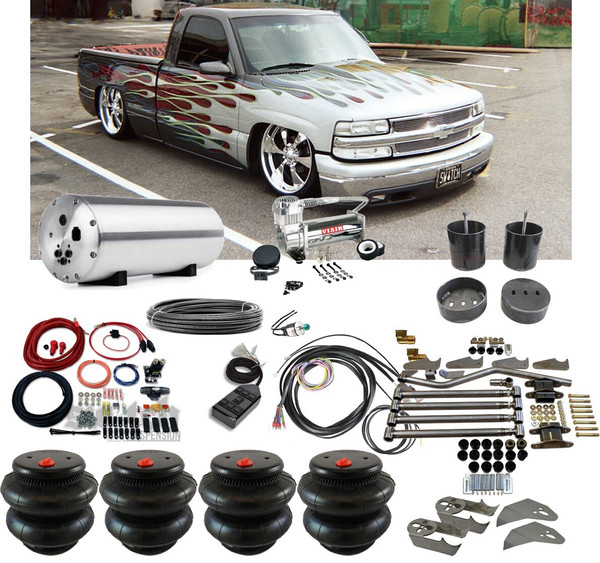 Chevrolet 1500 1999-2006 Bags and Brackets 7 Switchbox Air Management ENDO Tank