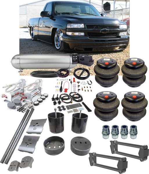 Chevrolet 1500 1999-2006 Air Lift ALP4 Height Sensor Management Complete Kit