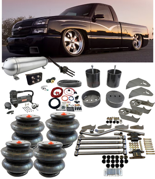 Silverado 1500 1999-2006 Manual Toggle Valve 4 Corner Air Management Kit