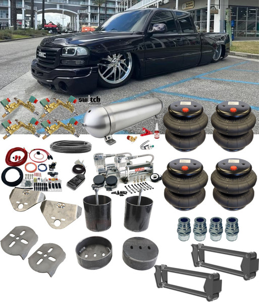 Chevrolet 1500 1999-2006 4 Corner SMC Fast Valve Management Complete Kit