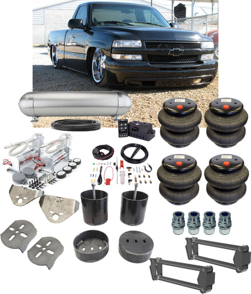 Chevrolet 1500 1999-2006 Air Lift ALP4 Pressure Management Complete Kit