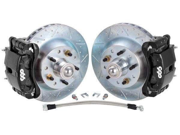 Cadillac 1957-1960 CPP 14" Front Big Brake Kit For OEM Drum Spindle