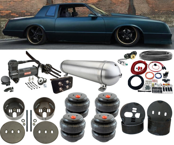 Chevrolet Monte Carlo 78-87 Front & Rear Air Suspension Conversion Manual Air Management