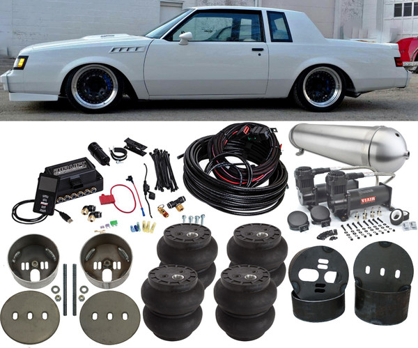 Buick Regal 78-87 Air Suspension Conversion Air Lift 3P Management Slam SS-6 Bag