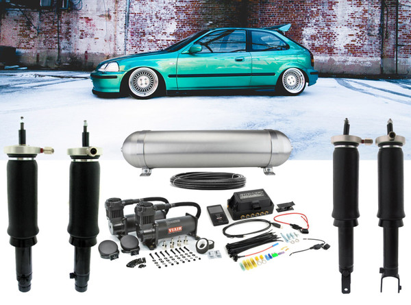 Honda Civic 1992-2000 Air Suspension Conversion Air Lift 3P Management