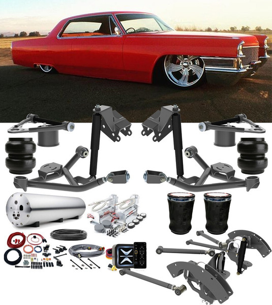 Cadillac 1965-1969 Complete Air Suspension with e-Level Air Management ENDO Tank