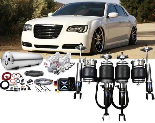 Chrysler 300 2011-2023 Air Ride Management Dual Viair 444C e-Level ENDO-VT
