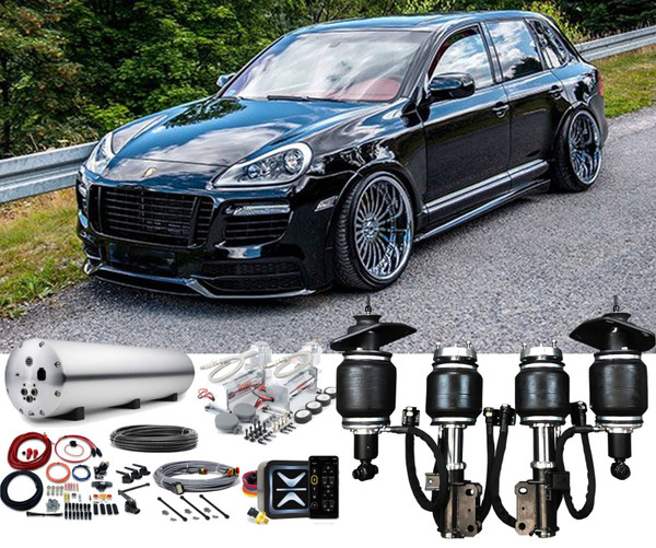 Porsche Cayenne 2004-2010 Air Ride Management Dual Viair 444C e-Level ENDO-VT