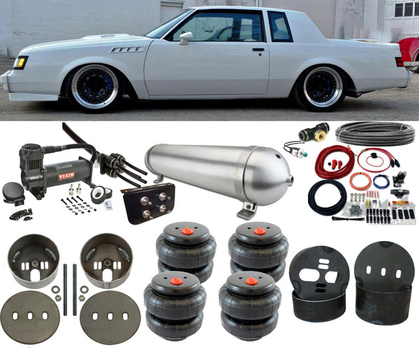 Buick Regal 78-87 Front & Rear Air Suspension Conversion Manual Air Management