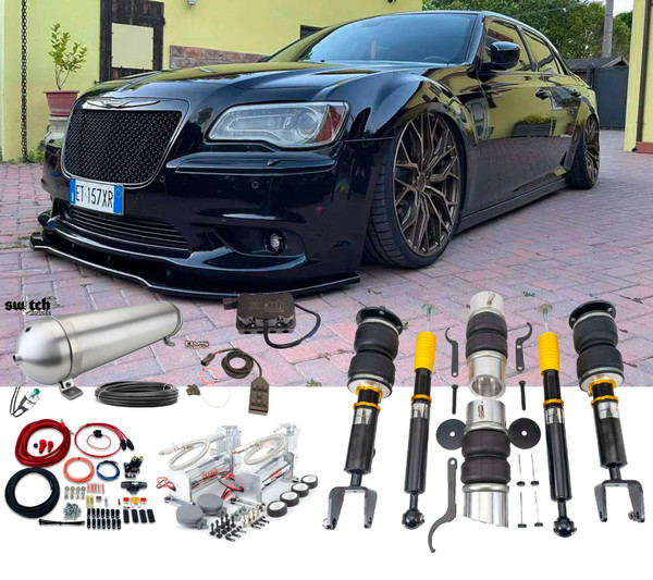 Chrysler 300 2011+ Accuair Air Suspension w/ AVS Switchbox Air Management & 444c