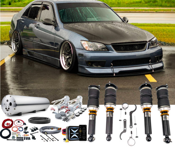 Lexus IS 300 2000 2005 Accuair Air Suspension e-Level Air Management & ENDO Tank
