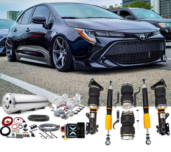 Toyota Corolla 2020-2025 Accuair Air Suspension with e-Level Air Management & ENDO Tank