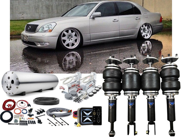 Lexus LS430 2001-2006 Air Ride Management Dual Viair 444C e-Level ENDO-VT