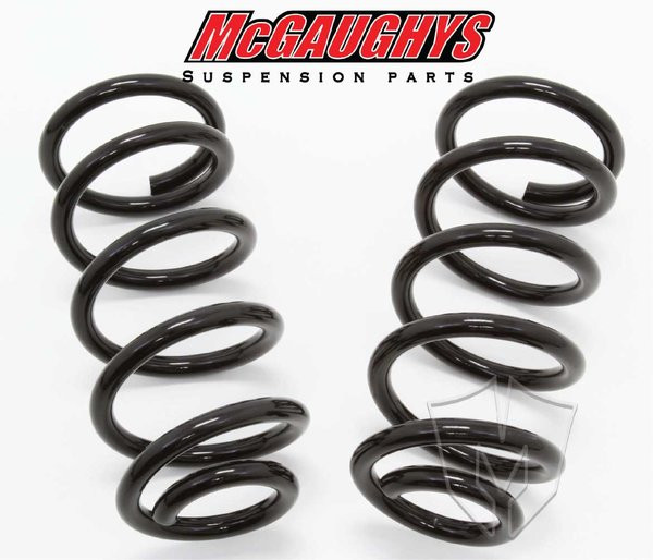 Chevrolet Silverado 1500 Quad Cab 2007-2018 Front 1" Drop Coil Springs - McGaughys Part# 34039