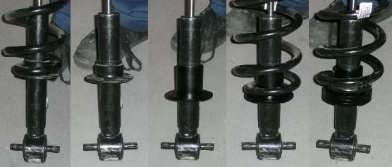 GMC Denali HD Shocks 2007-2014 McGaughys Front 1"-2" Drop Strut Spacers