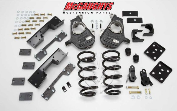 Chevrolet Silverado 1500 Extended Cab 2007-2013 4/7 Deluxe Drop Kit - McGaughys Part# 34003