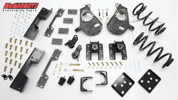 GMC Sierra 1500 Standard Cab 2007-2013 3/5 Deluxe Drop Kit - McGaughys Part# 34027