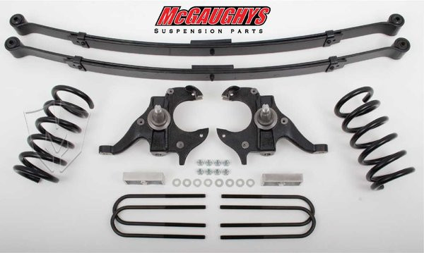 GMC S-15 Sonoma Standard Cab 1982-2003 4/4 Deluxe Drop Kit W/Leaf Springs - McGaughys Part# 93114