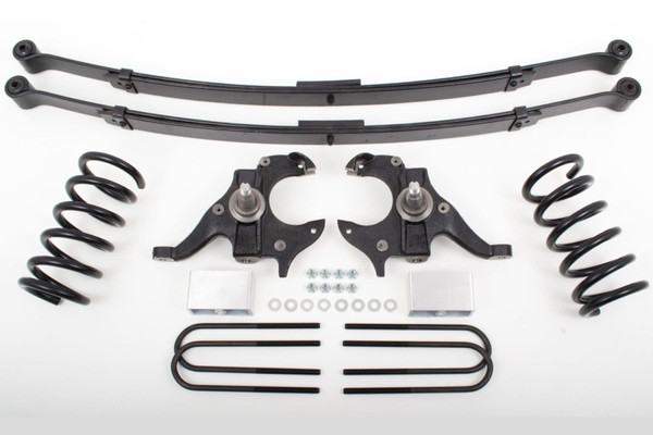 Chevrolet S-10 Standard Cab 1982-2003 McGaughys 4/6 Deluxe Drop Kit W/Leaf Springs
