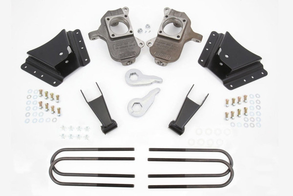 GMC Sierra 2500HD 10 Hole Hanger 2002-2010 McGaughys 3/5 Deluxe Drop Kit