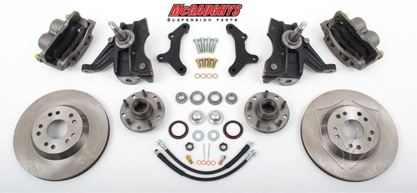 Chevrolet C-10 1973-1987 13" Front Disc Brake Kit W/Drop Spindles; 5x4.75 Bolt Pattern  - McGaughys Part# 33158