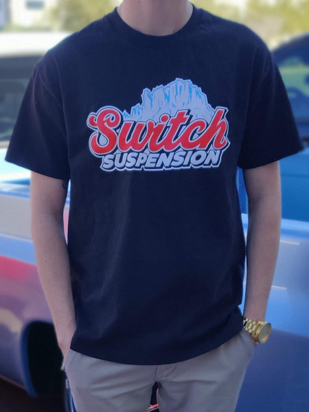 Switch "Coors" Print (Black Shirt with Red/White/Blue Ink)