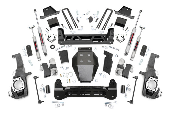 GMC Sierra 2500HD 4wd 2020-2024 Rough Country 7" NTD Lift Kit 