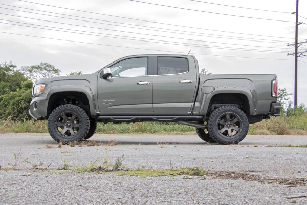 Protune Suspension 3" Front / 2" Rear Lift Kit For Chevy Colorado & GMC Canyon 2015-2022 – 2WD & 4WD, Steel Spacers & Camber Kit