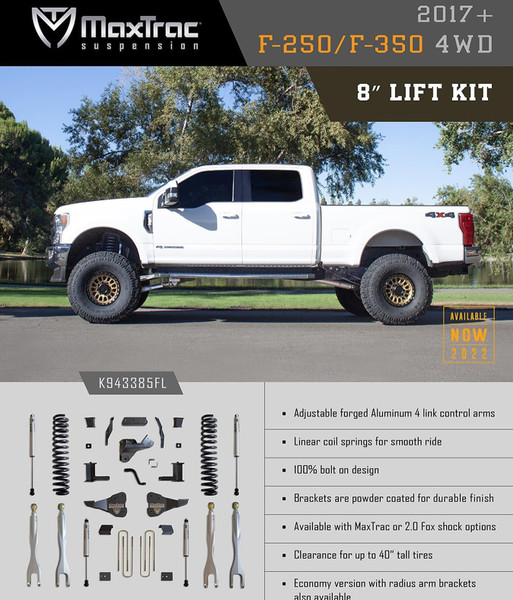Eibach Front Suspension Lift Kit for 2017-2022 Ford F-250 Super Duty main image 0