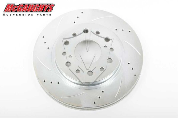 GMC C-10 1960-1987 13" Cross Drilled Disc Brake Rotor; 6x5.5 Bolt Pattern - Passenger Side - McGaughys Part# 63140