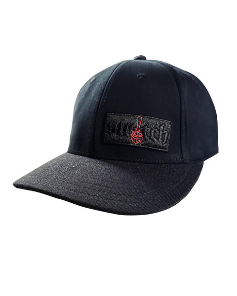 Switch Suspension Black Patch W/ Red Flex Fit Hat