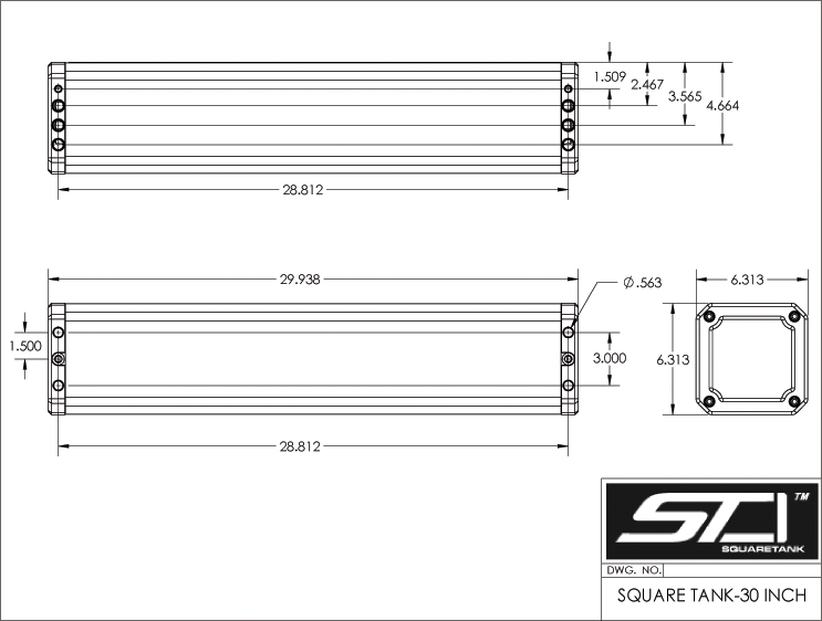 Squaretank Composite Air Tank