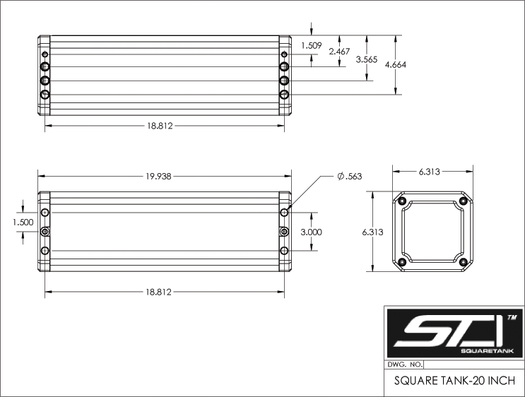 Squaretank Composite Air Tank