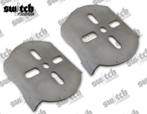 Weld On Above Axle Lower Bag Brackets; Pair - Switch Suspension