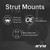 KYB 16-23 Chevrolet Malibu / 18-20 Buick Regal Sportback/TourX Strut Mount Kit - Rear - SM5972 Photo - Primary