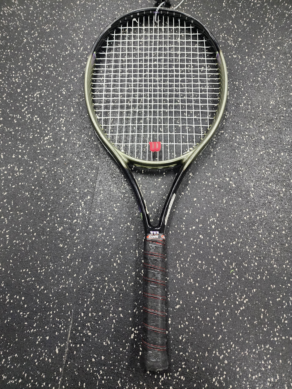 Used Wilson HAMMER 2.7 Adult Tennis Racquet Olive Green 4 5/8