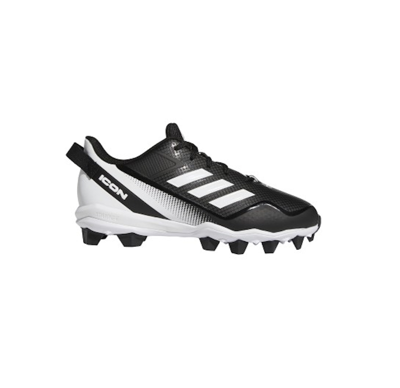 New Icon 7 MD JR 5 BLK/WHT Baseball and Softball Cleats display picture 1