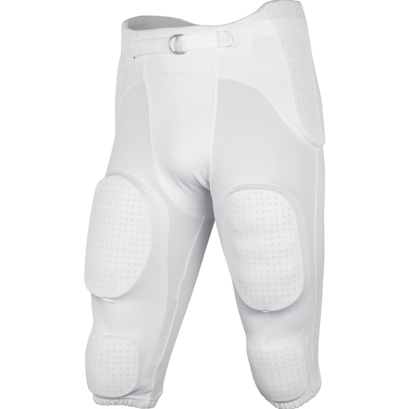 New Safety Pant w/Pads A-M White Football Pants and Bottoms