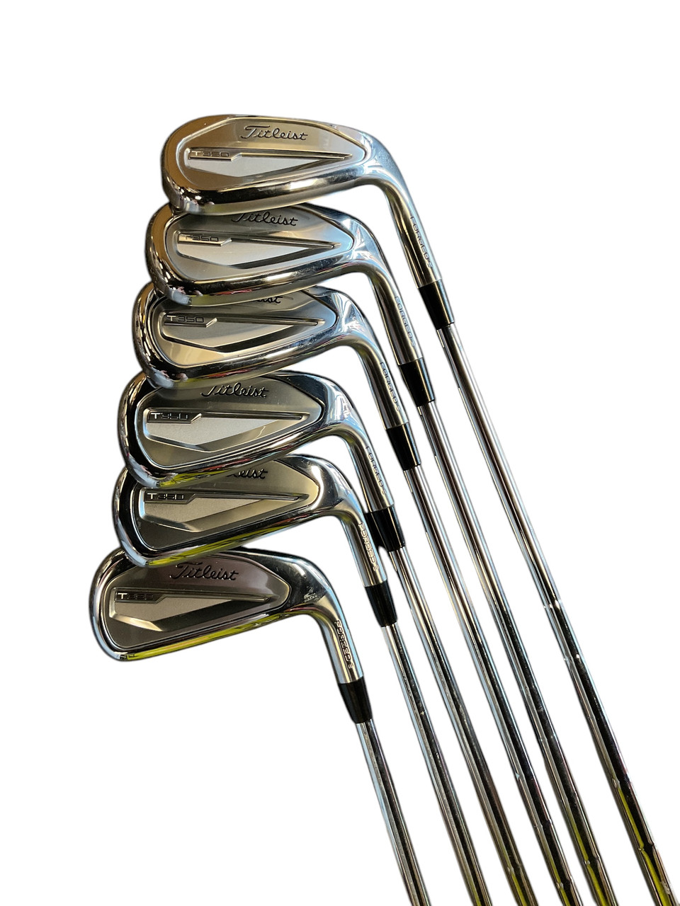 Used Titleist T350 Mens Iron Set RH 6I-GW/AW
