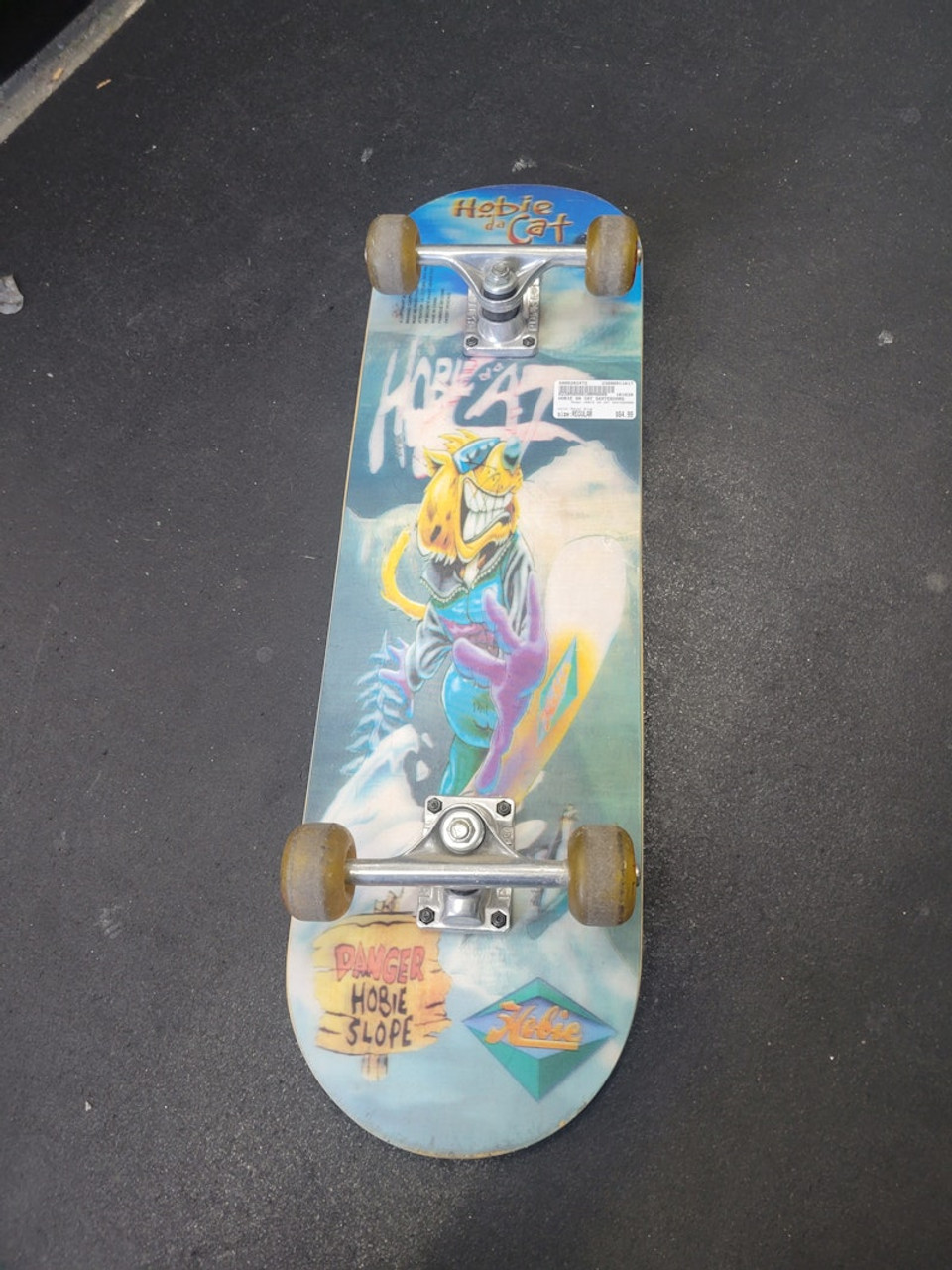 Used HOBIE DA CAT SKATEBOARD Regular Complete Skateboards