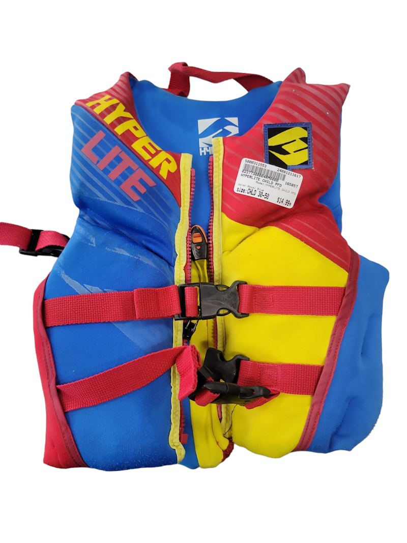 Flotation Device Academy Infant Life Vest Used HYPERLITE CHILD PFD