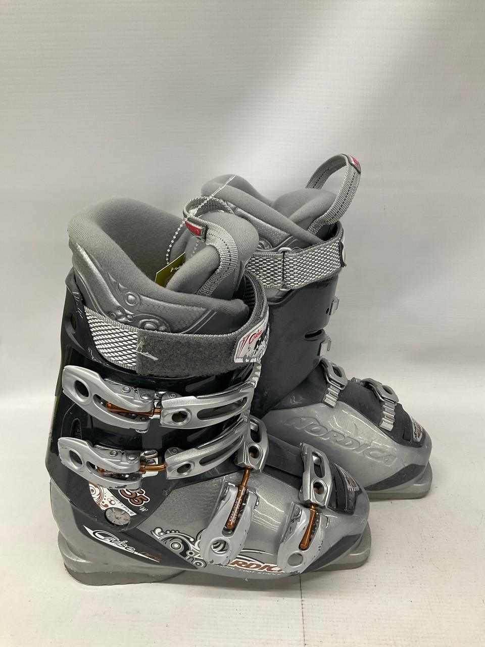 Used Nordica NFS CRUISE Womens DH Ski Boot Grey 275 MP - M09.5 - W10.5