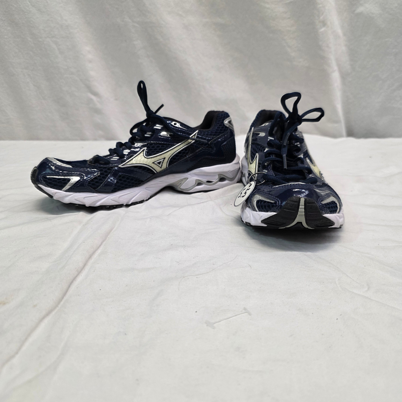 New Mizuno TURF SHOES BB/SB Cleats Navy Blue Senior 6