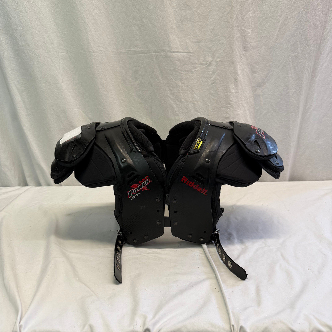 Used Riddell POWER JPK 17-18 FB Shoulder Pads Black LG