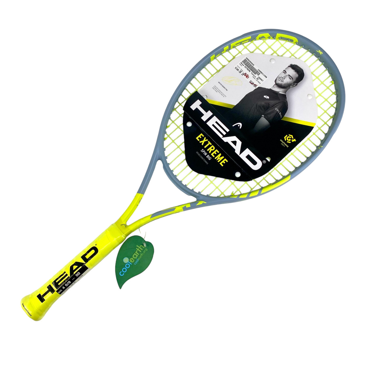 Used Head EXTREME Junior Tennis Racquet Grey 26