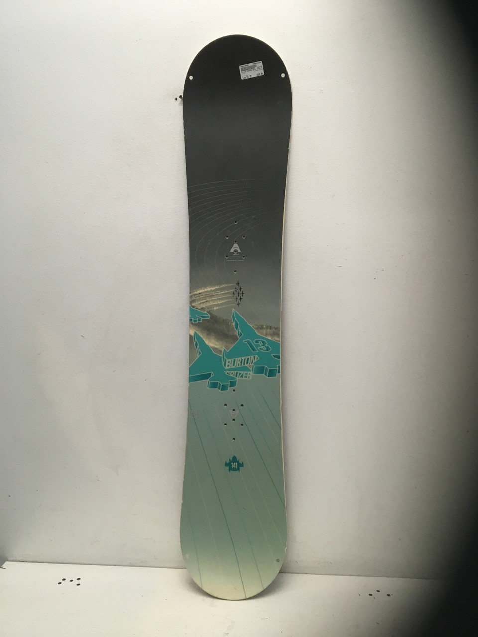 Used Burton CRUZER Mens Snowboard Only Teal 141 cm